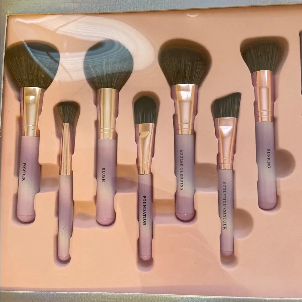 Lavender Makeup Brush Set